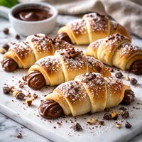 Milk Chocolate Rolled Crescents