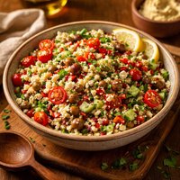Millet Quinoa Mediterranean Salad