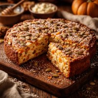Millet Ricotta Cake with Pumpkin