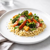 Millet with Sweet Vegetables