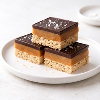 Millionaires Shortbread or Creamy Caramel and Oat Squares