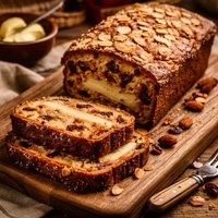 Mincemeat and Marzipan Tea Bread