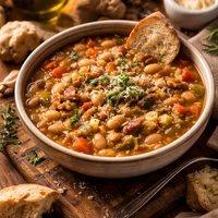 Minestra Di Fagioli Bean Soup