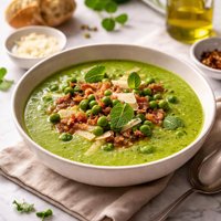 Minestra Di Piselli Green Pea Soup