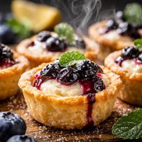 Mini Blueberry Cream Cheese Supremes