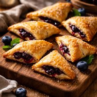 Mini Blueberry Turnovers
