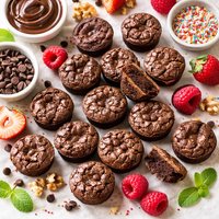 Mini Brownies Two Bite