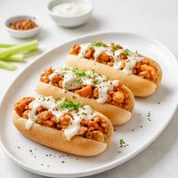 Mini Buffalo Chicken Cheesesteaks