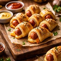 Mini Cheese Dog Wraps