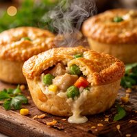 Mini Chicken Pot Pie Pies