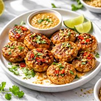Mini Chicken Satay Patties