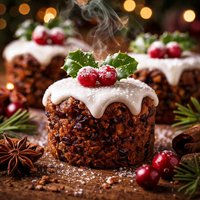 Mini Christmas Cakes