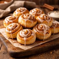 Mini Cinnamon Buns Bread Machine Dough