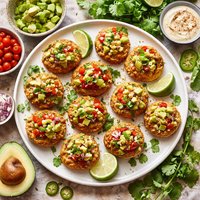 Mini Crab Cakes with Avocado Salsa