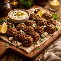 Mini Greek Meatballs