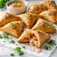Mini Ham and Cheese Turnovers