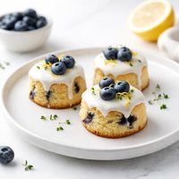 Mini Lemon Blueberry Cakes