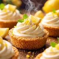 Mini Lemon Cream Pies No Bake