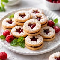 Mini Linzer Cookies from Barefoot Conessa Ina Garten