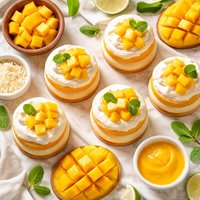 Mini Mango Cakes