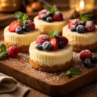 Mini Mascarpone Cheesecakes