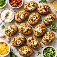Mini Me Baked Potatoes