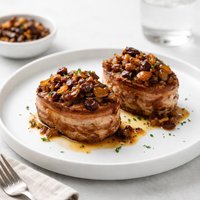 Mini Meatloaves with Bacon Onions Dates