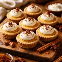 Mini Pumpkin Cheesecake Tarts