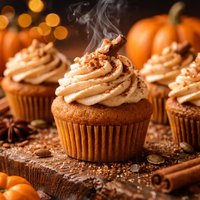 Mini Pumpkin Cupcakes