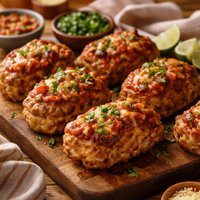 Mini Salsa Chicken Loaves