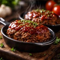 Mini Skillet Meatloaves