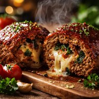 Mini Stuffed Meatloaves for 2