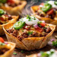 Mini Taco Cups Appetizers