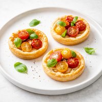 Mini Tomato and Basil Tartlets