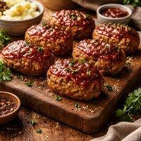 Mini Turkey Meatloaves