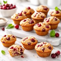 Miniature Cranberry Muffins