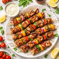 Miniature Pork Brochettes