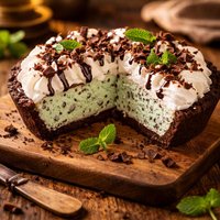 Mint Chip Ice Cream Pie