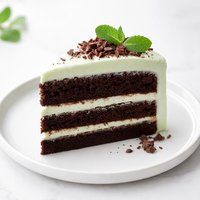 Mint Chocolate Cake with Mint Cream Cheese Icing Frosting