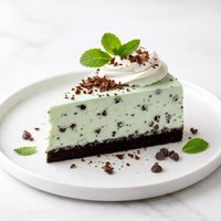Mint Chocolate Chip Cheesecake