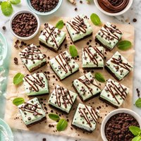 Mint Chocolate Chip Cheesecake Bites Freeze Ahead