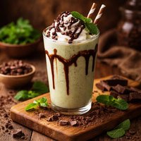 Mint Chocolate Milkshake
