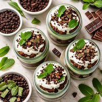 Mint Chocolate Parfaits