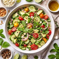 Mint Cucumber Salad