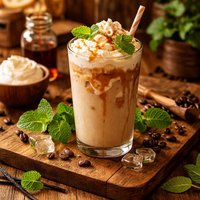 Mint French Vanilla Coffee Chilled