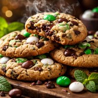 Mint M M Cookies