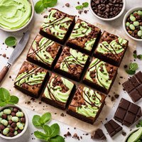 Mint Swirl Brownies
