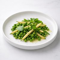 Minted Peas and Wax Beans