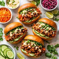 Miso Chicken Sandwiches with Ginger Mayonnaise