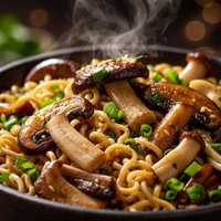 Mix Mushrooms Noodles